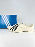 Pharrell Williams x Adidas Vario Flat Earther "Cream White Black"-Classic sneakers，Adidas Women's Shoe Sale / Men's Shoe Sale