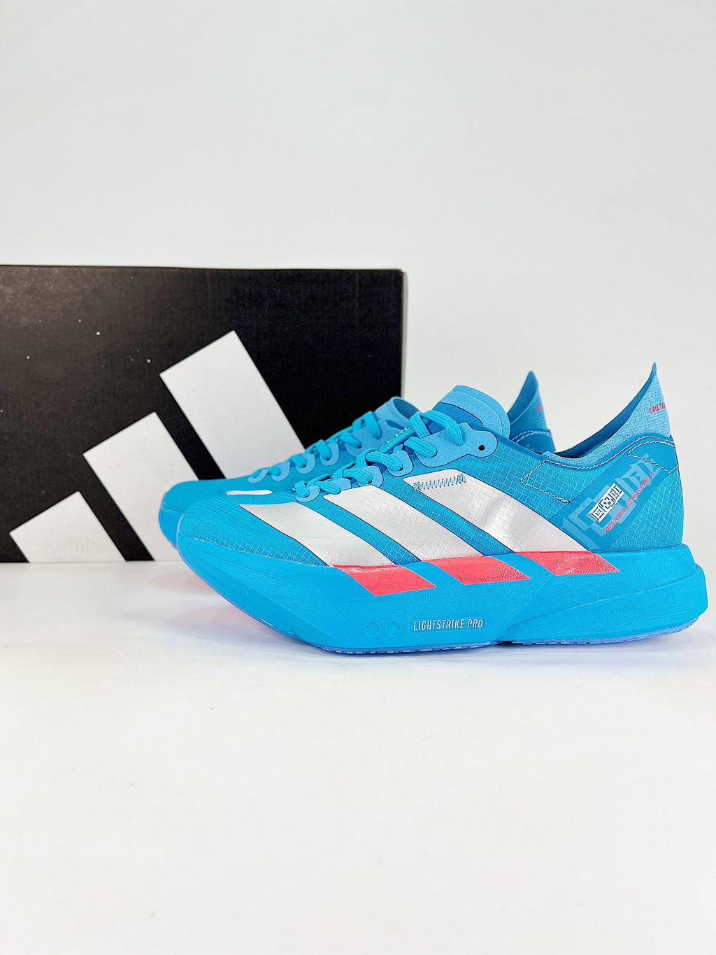 adidas Adizero Adios Pro 4 "Blue Silver Red"-Classic sneakers，Adidas Women's Shoe Sale / Men's Shoe Sale