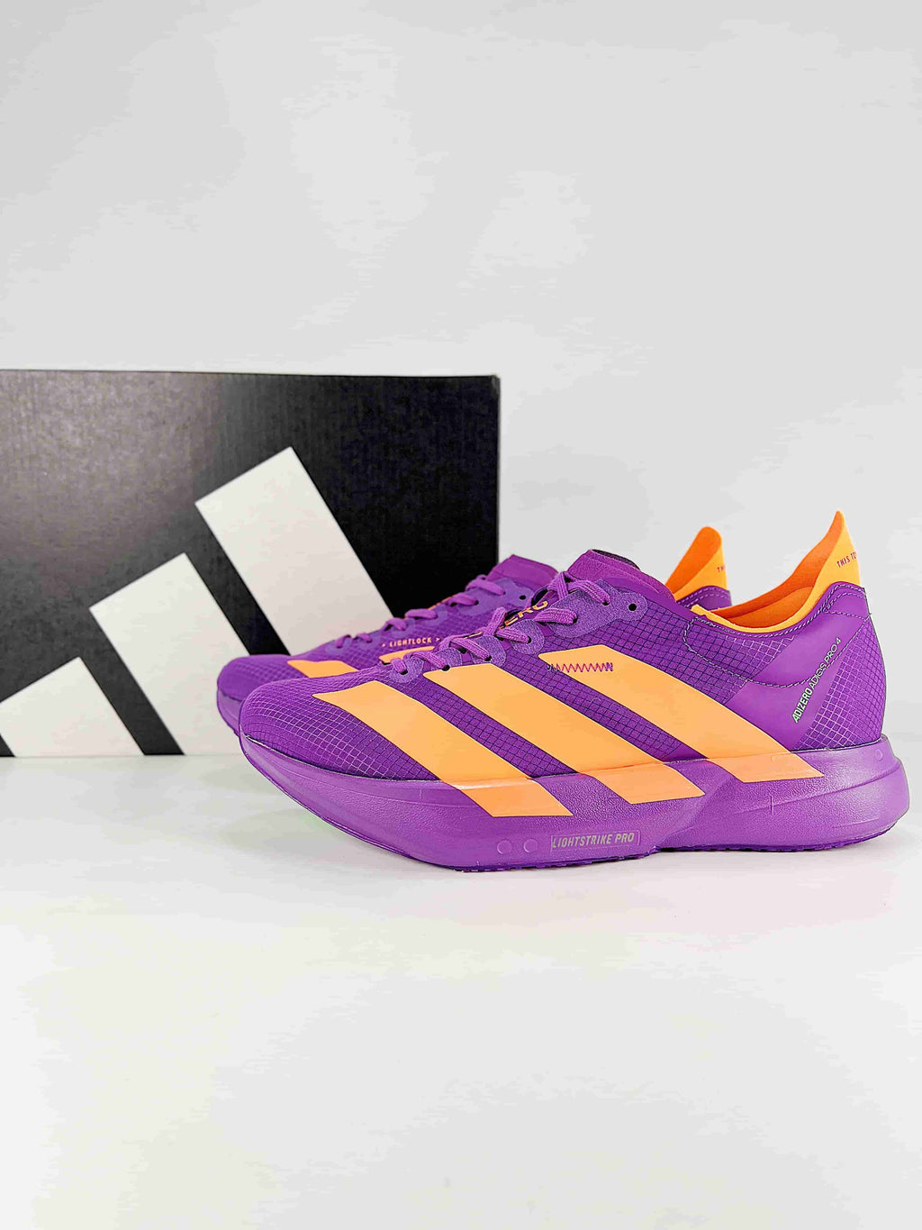 adidas Adizero Adios Pro 4 "Purple Orange"-Classic sneakers，Adidas Women's Shoe Sale / Men's Shoe Sale