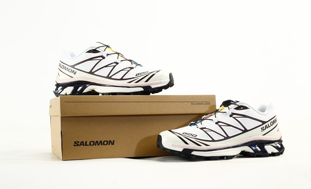 Salomon S-LAB XT-6 Men Women Outdoor Trail Running Shoes "White Coffee Light Pink"