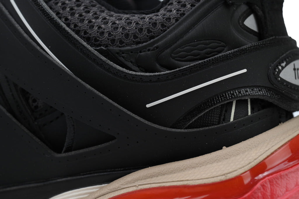 Balenciaga Track Sneakers "Black Red Beige"-retro thick sole dad shoes，Women's Shoe Sale / Men's Shoe Sale