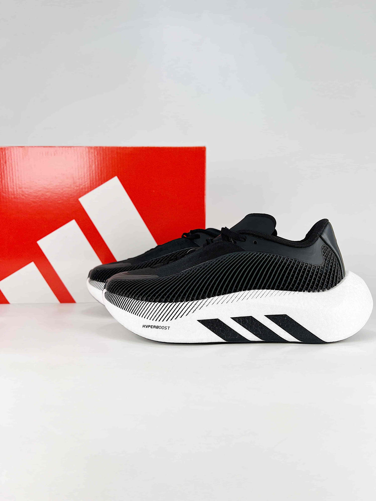 adidas Hyperboost "Black White" Unisex Running Shoes-Classic sneakers，Adidas Women's Shoe Sale / Men's Shoe Sale