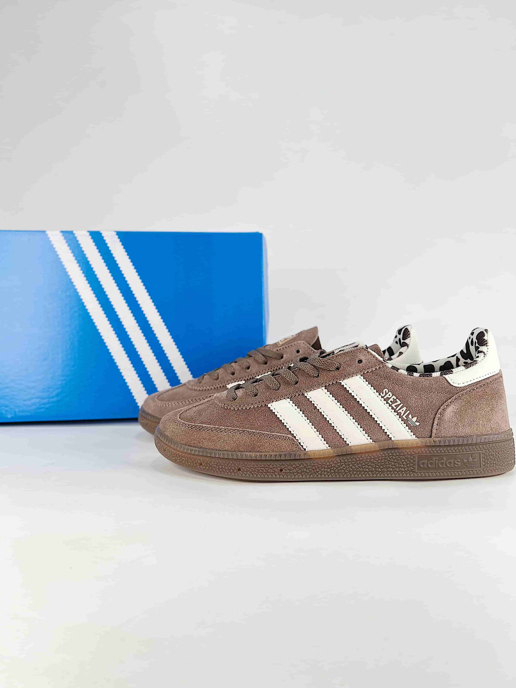 Adidas Originals Handball Spezial "Brown Leopard Gum" Sneakers-Classic sneakers，Adidas Women's Shoe Sale / Men's Shoe Sale