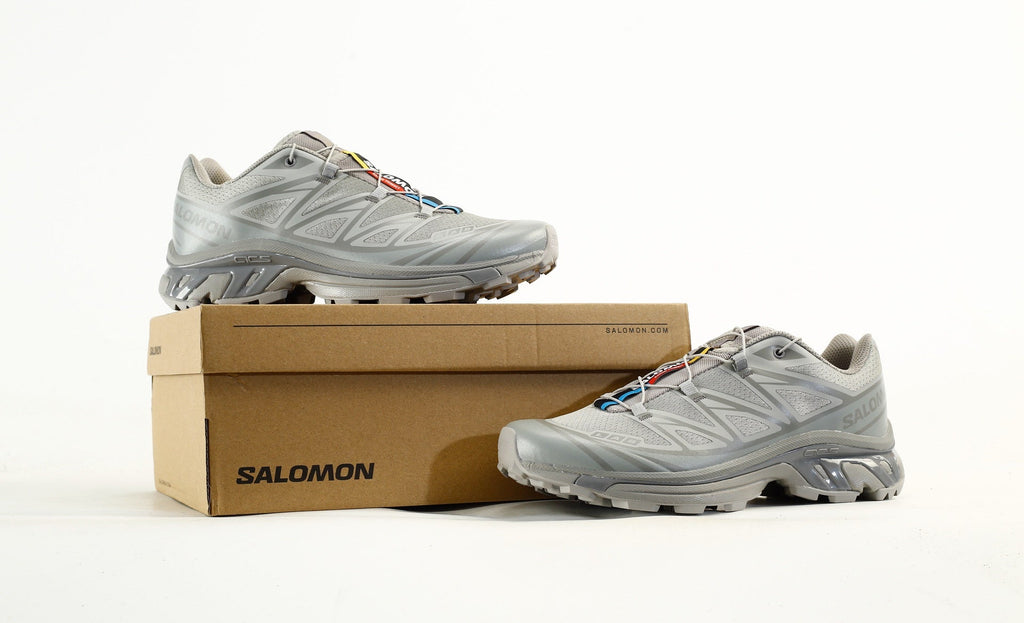 Salomon S-LAB XT-6 Men's Outdoor Trail Running Shoes "Full Grey"- outdoor hiking shoes/Women's Shoe Sale / Men's Shoe Sale