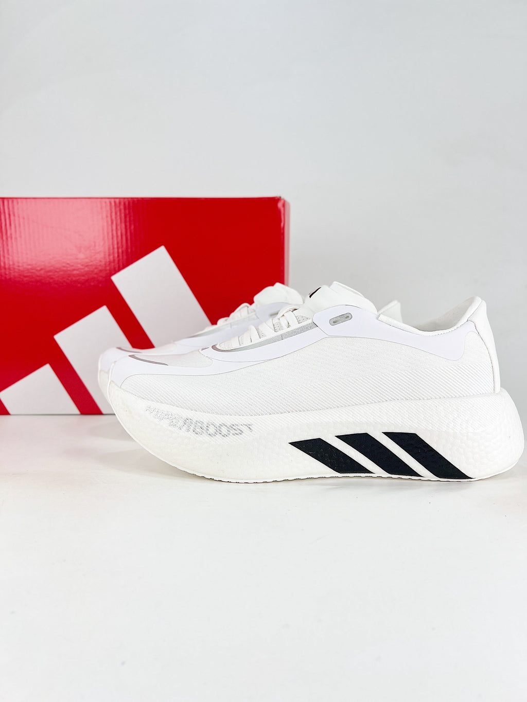 adidas Hyperboost Edge "White Black" Unisex Running Shoes-Classic sneakers，Adidas Women's Shoe Sale / Men's Shoe Sale
