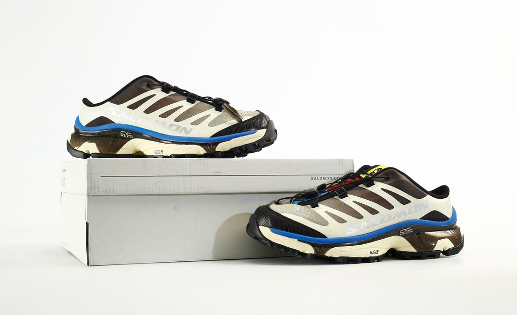 Salomon XT-4 MM6 Maison Margiela Men's Sneakers "Cream / Brown / Blue"- outdoor hiking shoes/Women's Shoe Sale / Men's Shoe Sale