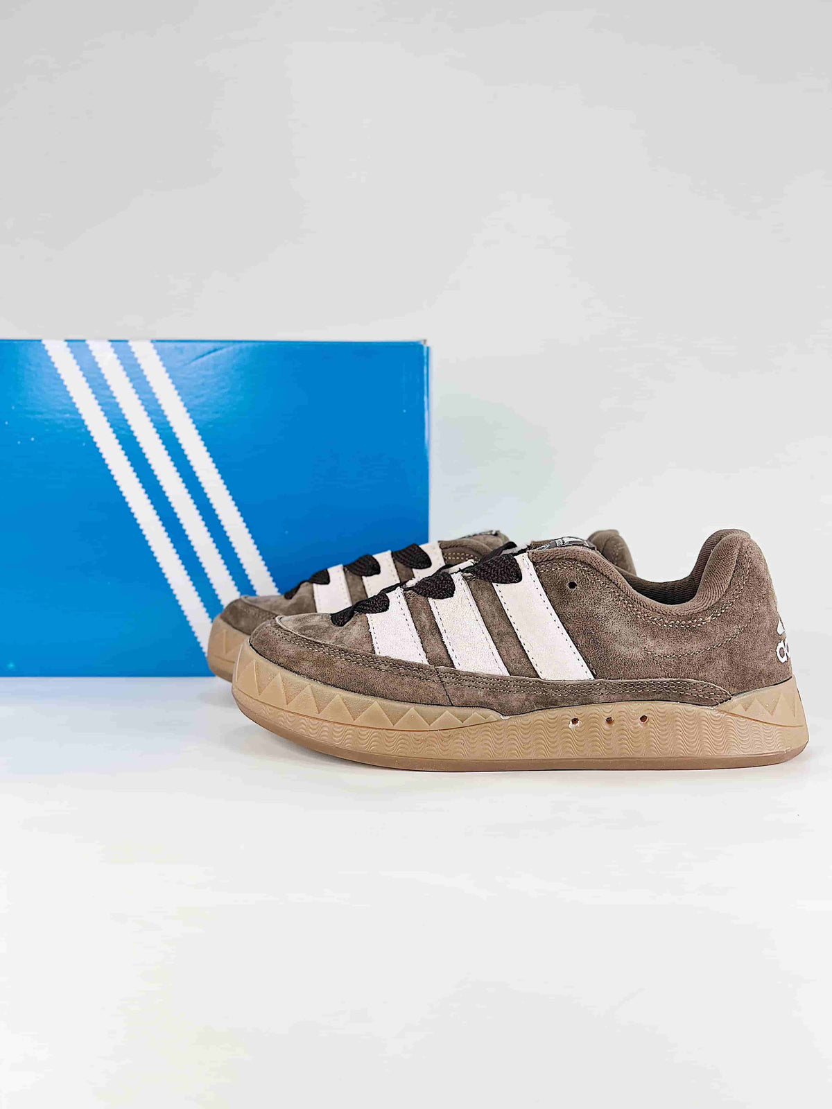 Adidas Adimatic "Brown White"-Classic sneakers，Adidas Women's Shoe Sale / Men's Shoe Sale
