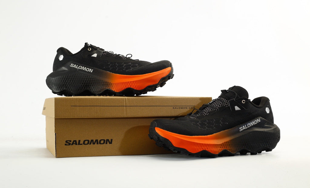 Salomon Ultra Glide 4 Men's Trail Running Shoes "Black / Orange"- outdoor hiking shoes/Women's Shoe Sale / Men's Shoe Sale